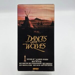 Dances with Wolves Kevin Costner (VHS, 1990) Collectible